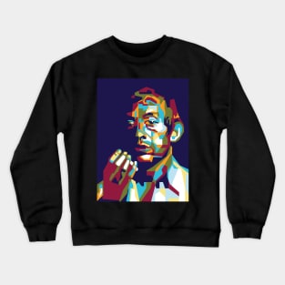 Abstract Popart Serge gainsbourg in WPAP Crewneck Sweatshirt